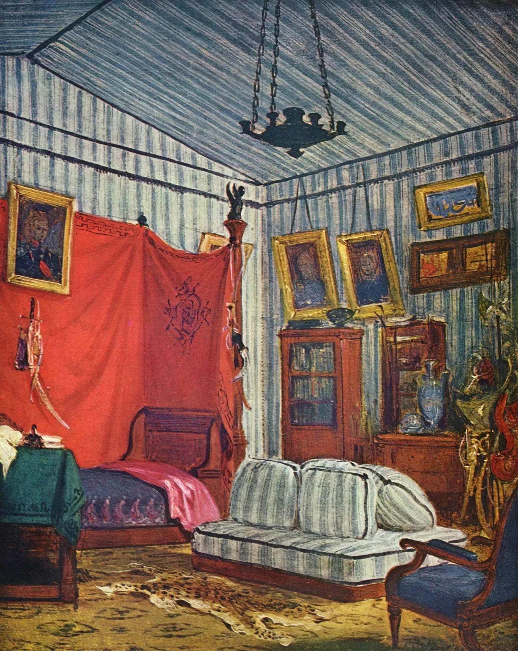L'Appartement du comte de Mornay - Eugène Delacroix image 1 reproduction de peinture à l’huile