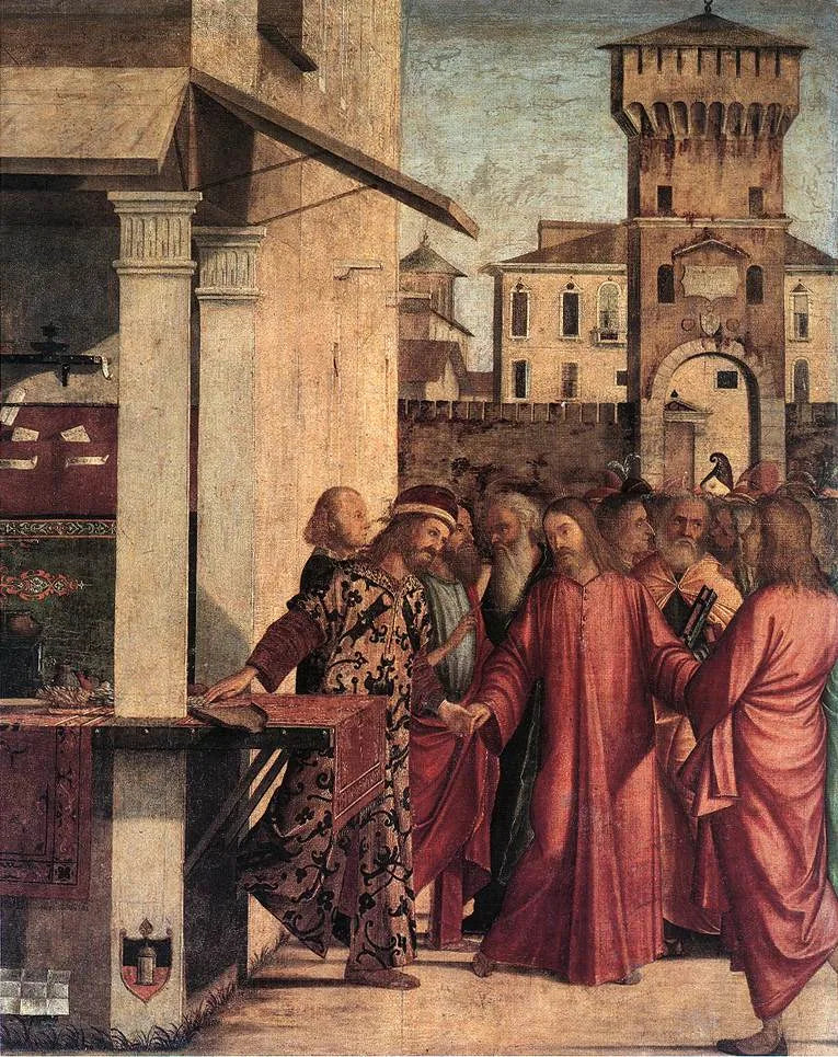 L'appel de Matthieu - Vittore Carpaccio image 1 reproduction d’œuvre d’art à l’huile