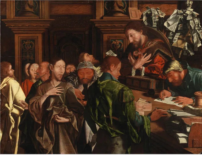 L'appel de saint Matthieu. - Marinus van Reymerswale