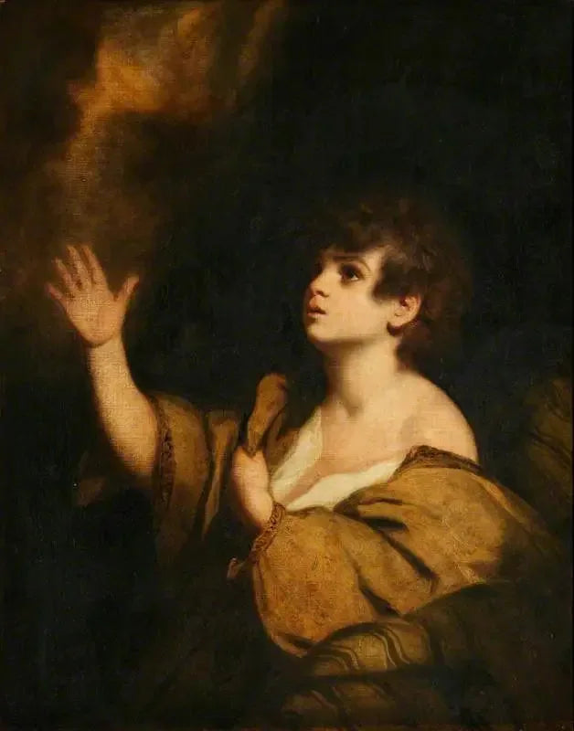 L'appel de Samuel - Joshua Reynolds image 1 copie peinte à la main à l’huile