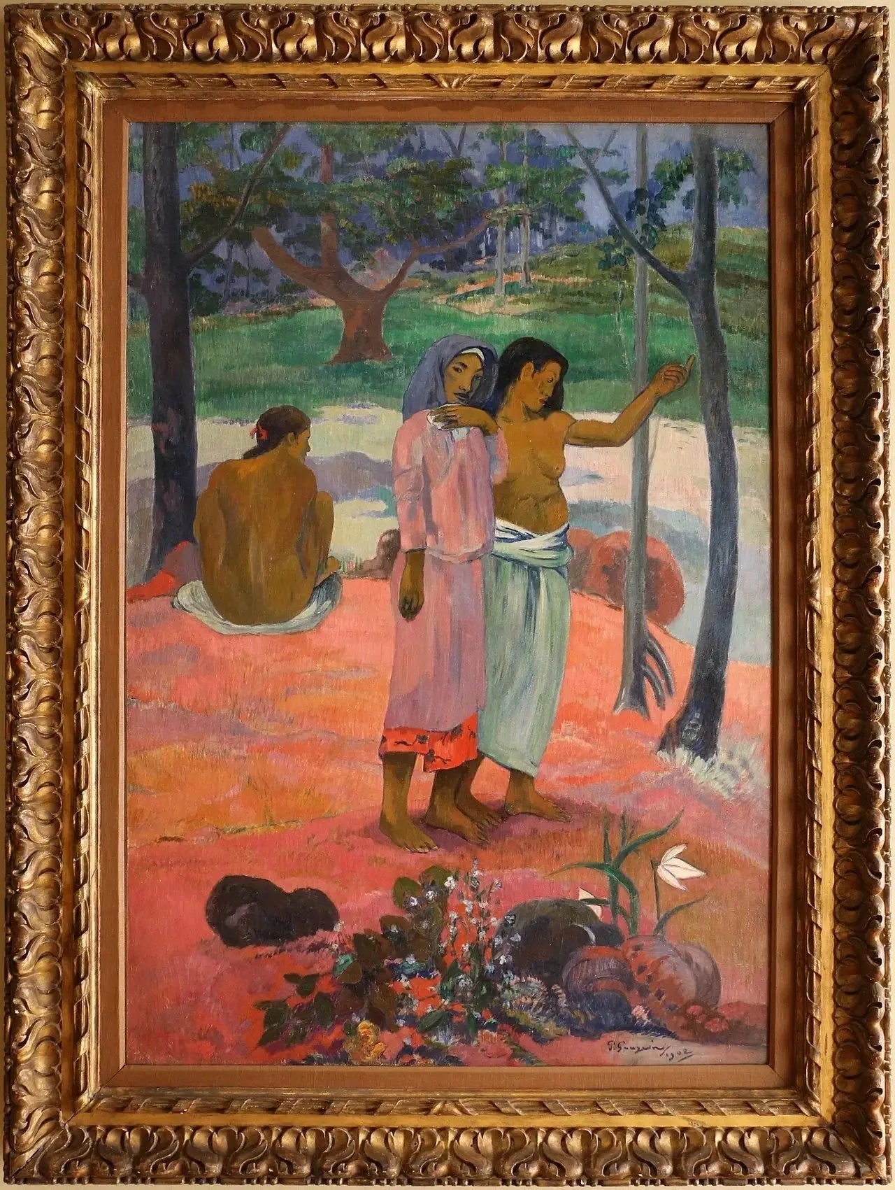 L'Appel - Paul Gauguin image 2 copie de tableau peinte à la main