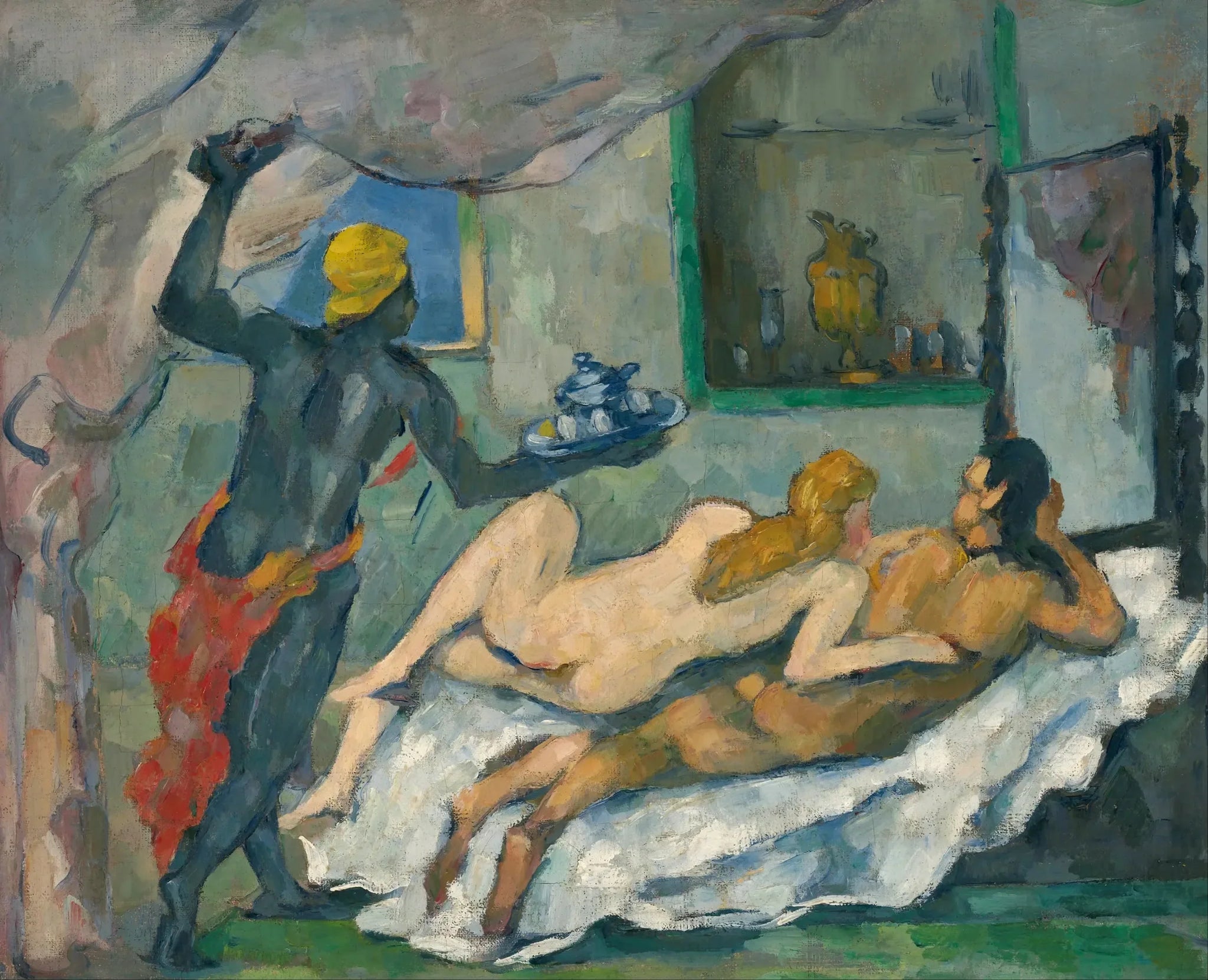 L'Après-midi à Naples - Paul Cézanne image 1 tableau peint à l’huile sur toile