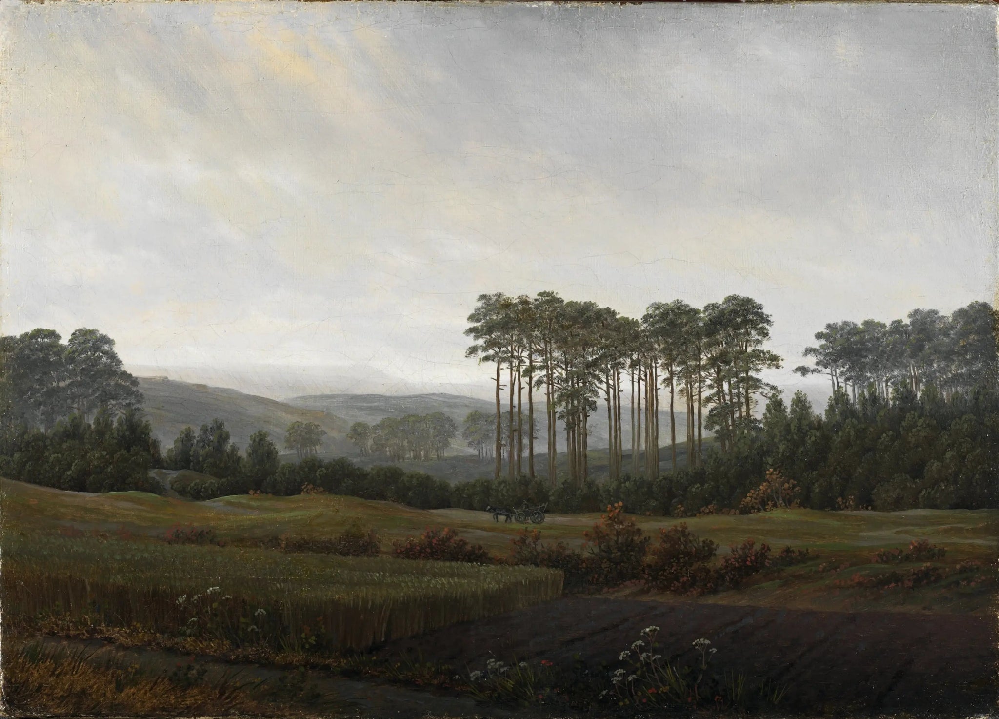 L'Après-midi - Caspar David Friedrich image 1 reproduction artisanale de tableau