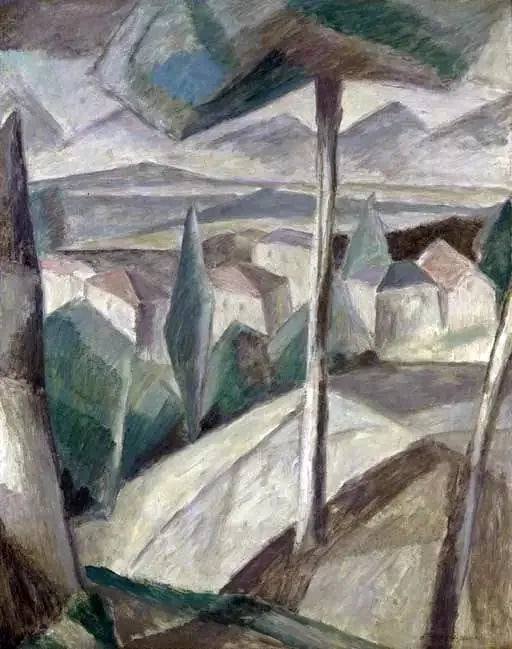 L'Arbre - Albert Gleizes image 1 copie de tableau peinte à la main