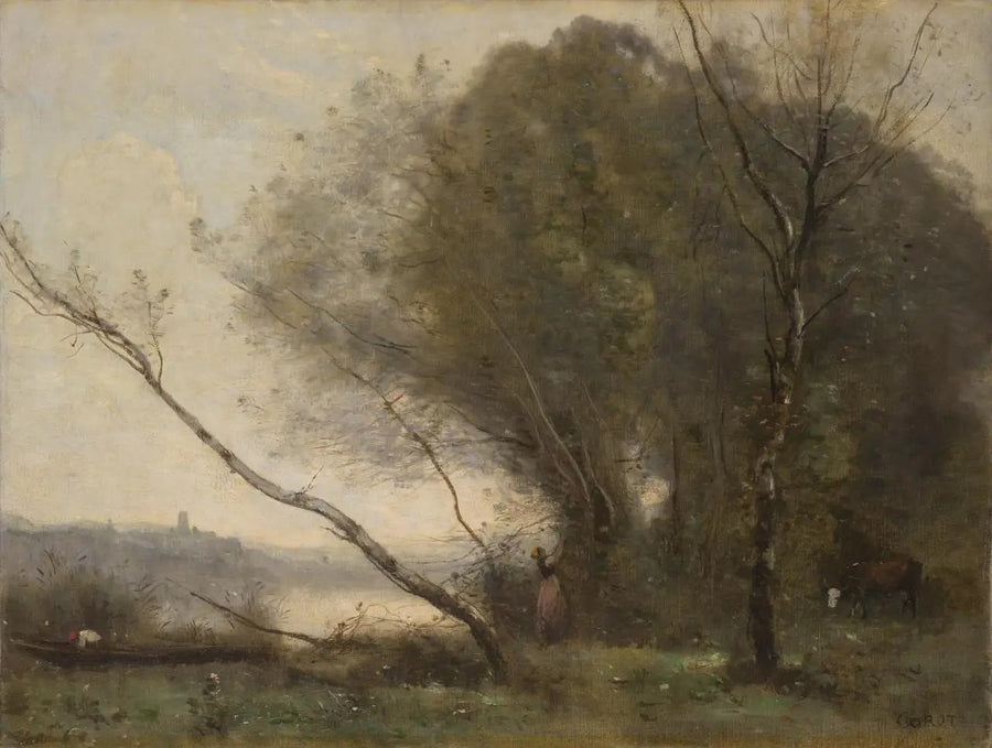 L'arbre courbé - Jean-Baptiste Camille Corot