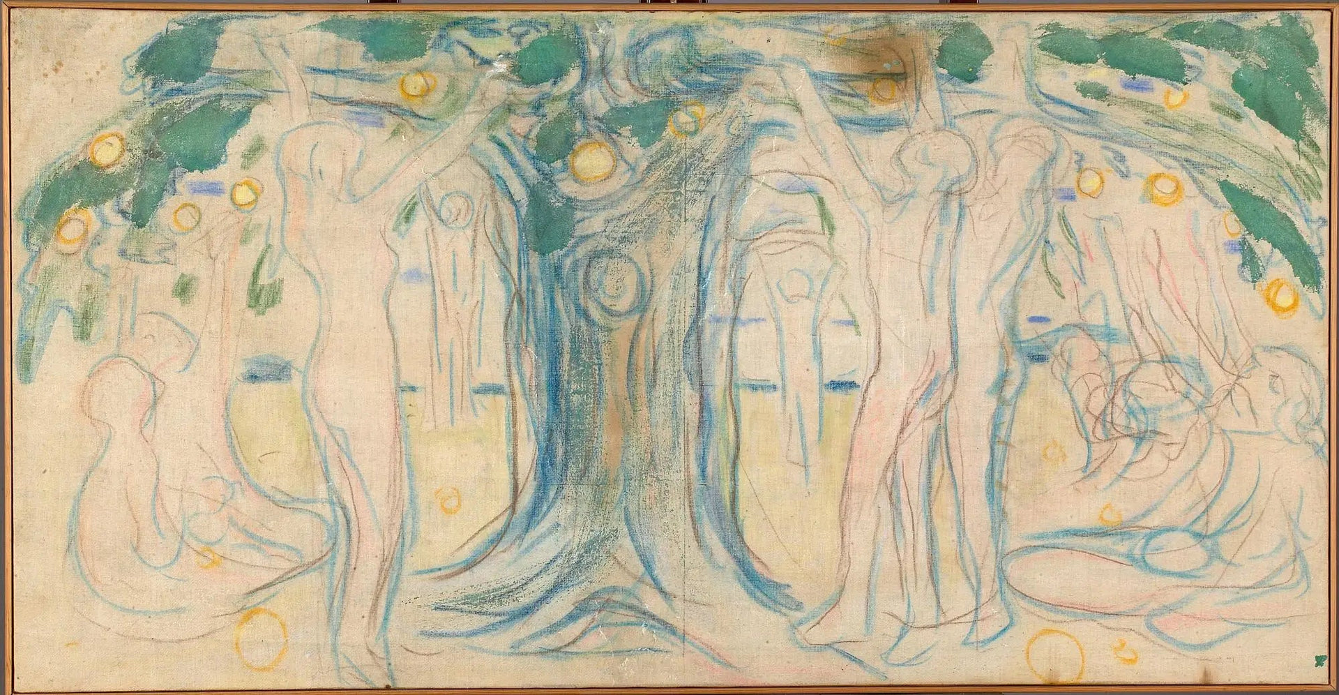 L'Arbre de vie - Edvard Munch image 1 copie de tableau peinte à la main