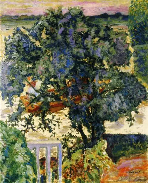 L'arbre près de la rivière - Pierre Bonnard image 1 reproduction de peinture à l’huile