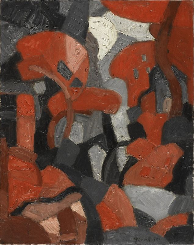 L'Arbre rouge - Francis Picabia image 1 reproduction d’œuvre d’art à l’huile
