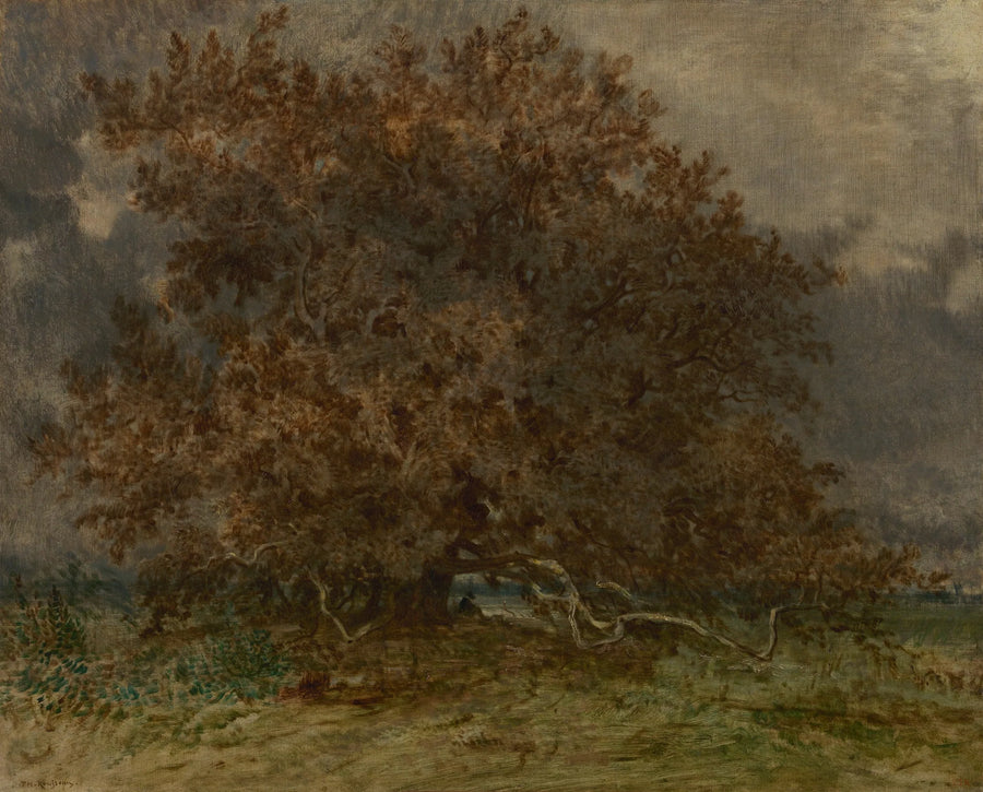 L'arbre tordu au Carrefour de l'Épine - Théodore Rousseau