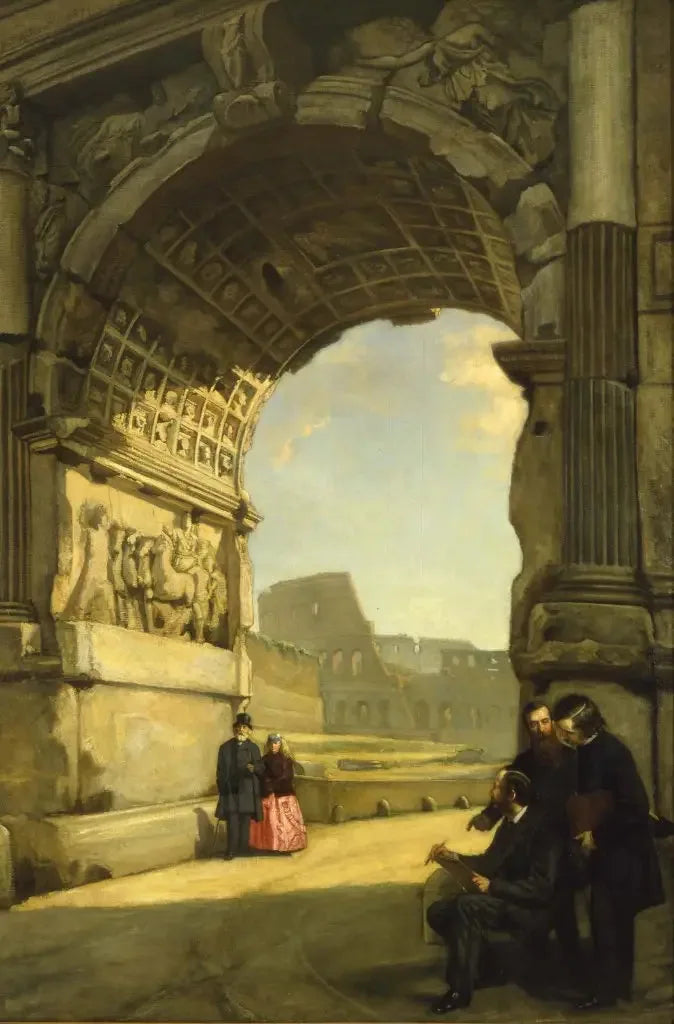 L'Arc de Titus - Frederic Edwin Church image 1 reproduction de peinture à l’huile