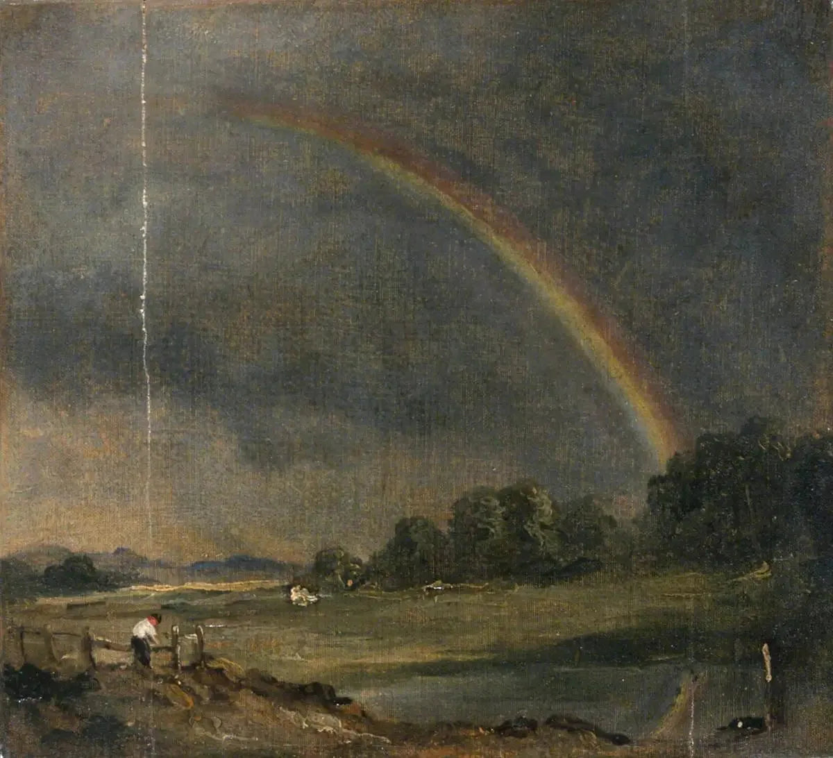 L'arc-en-ciel - John Constable image 1 copie de tableau peinte à la main