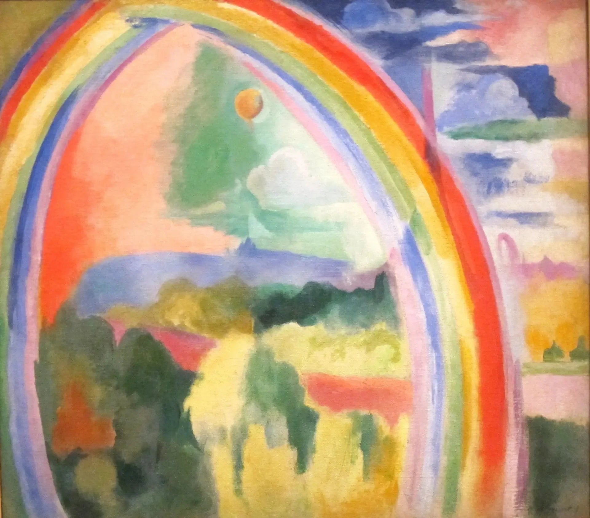 L'Arc-en-ciel - Robert Delaunay image 1 copie de tableau peinte à la main