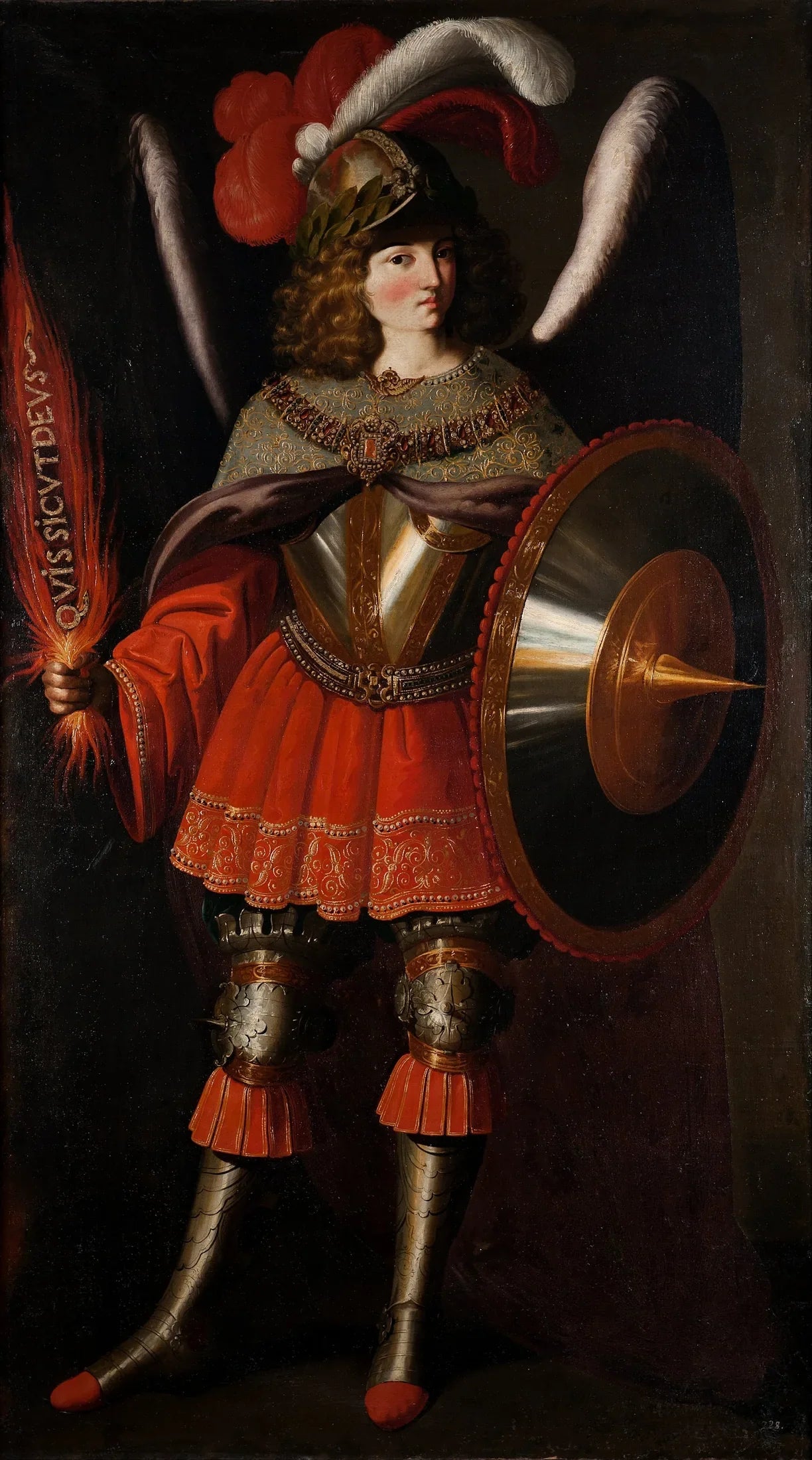 L'Archange Michel - Francisco de Zurbarán image 1 copie de tableau peinte à la main