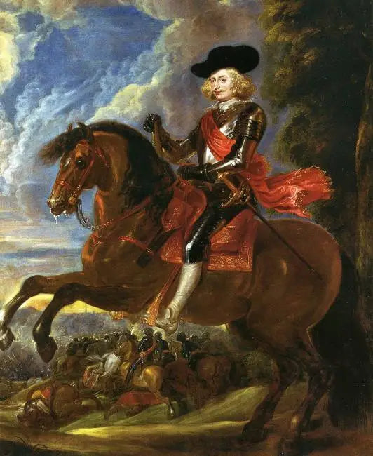 L'archiduc Ferdinand à cheval - Peter Paul Rubens image 1 tableau peint à l’huile sur toile