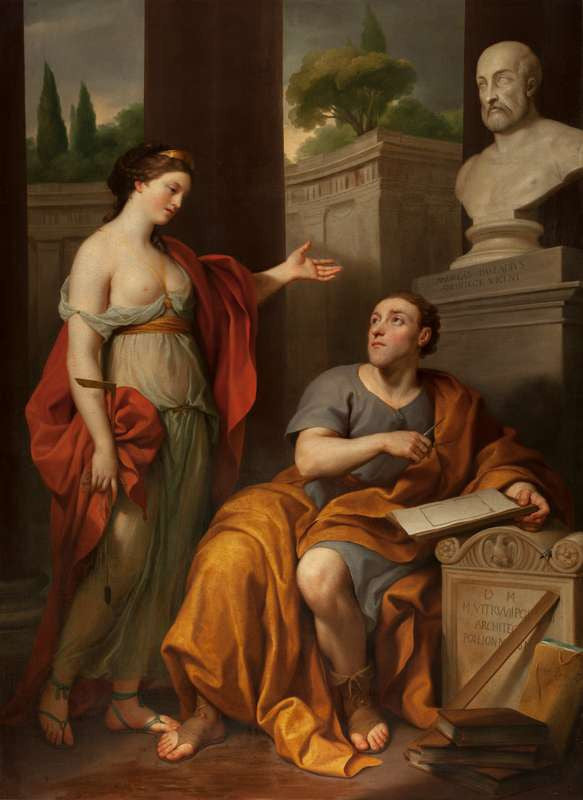 L'architecte et sa muse. Portrait de James Caulfield, Lord Charlemont - Anton Raphael Mengs image 1 reproduction de peinture à l’huile