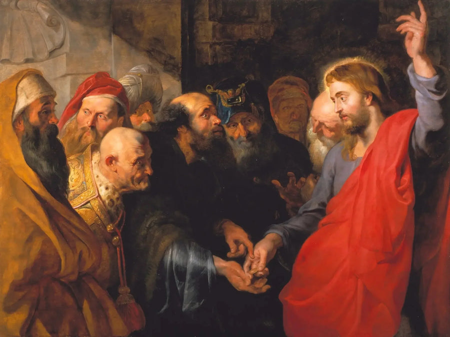 L'argent du tribut (Matthée 22:19) - Peter Paul Rubens