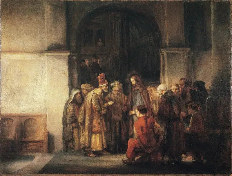 L'argent du tribut - Rembrandt