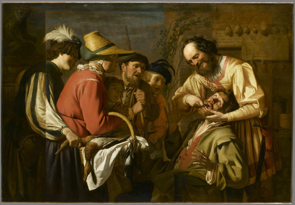 L’Arrache-dents - Gerrit van Honthorst - Alpha Reproduction