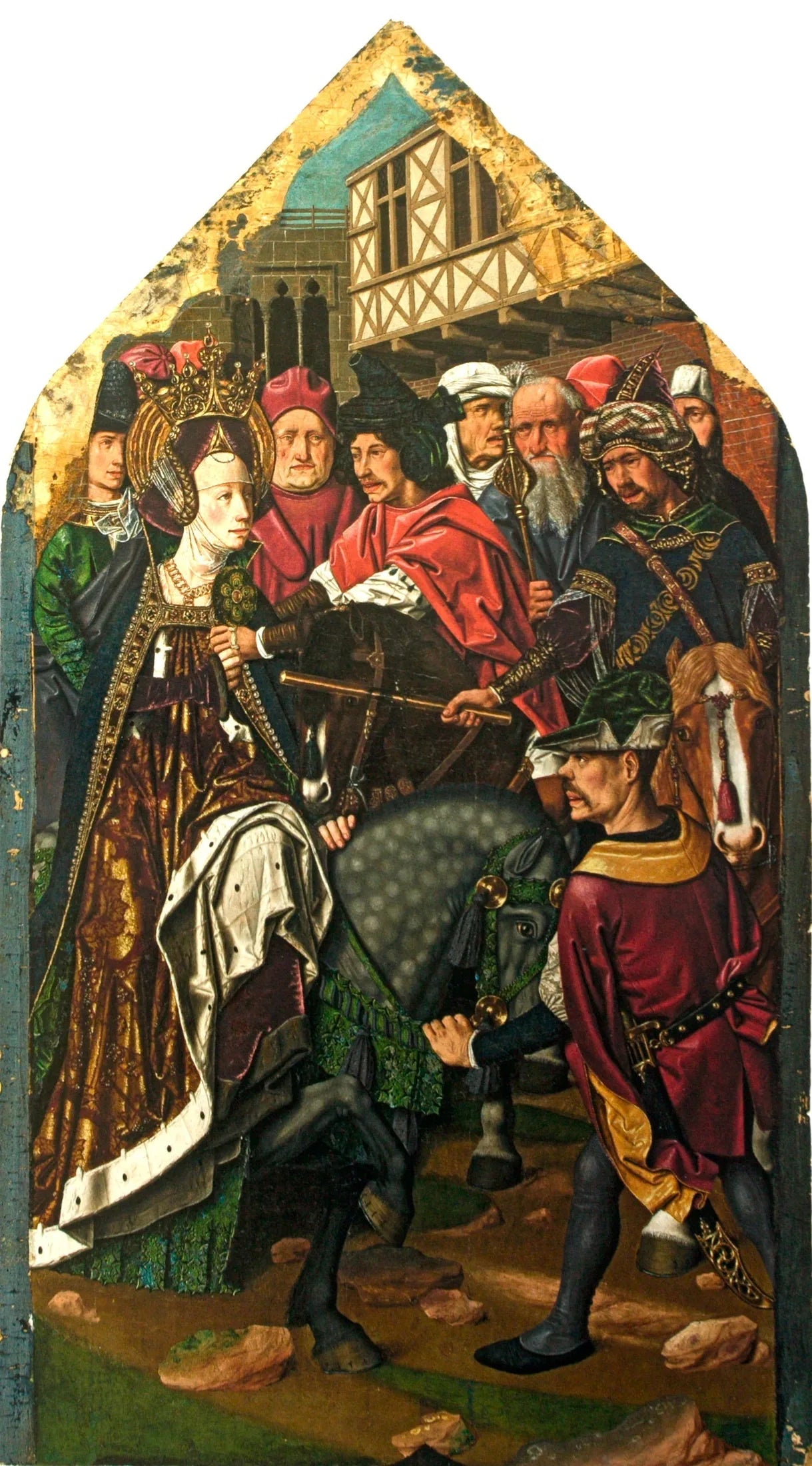 L'arrestation de Santa Engracia - Bartolomé Bermejo image 1 tableau peint à l’huile sur toile