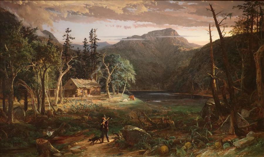 L'arrière-pays de l'Amérique - Jasper Francis Cropsey