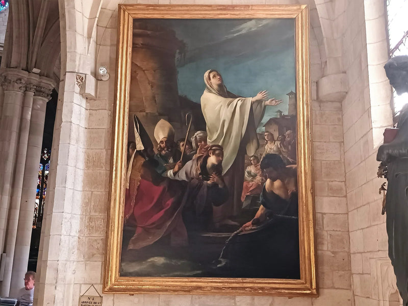 l'Arrivée de sainte Marthe en Provence - Joseph-Marie Vien
