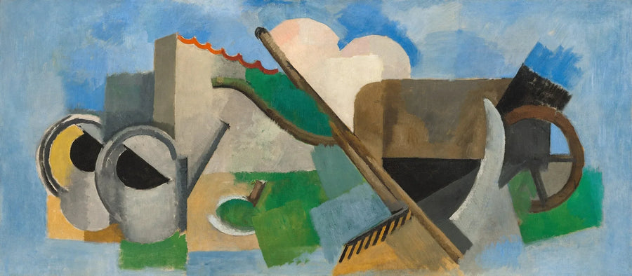 L'arrosoir (Emblèmes : Le jardin) - Roger de La Fresnaye image 1 copie de tableau peinte à la main