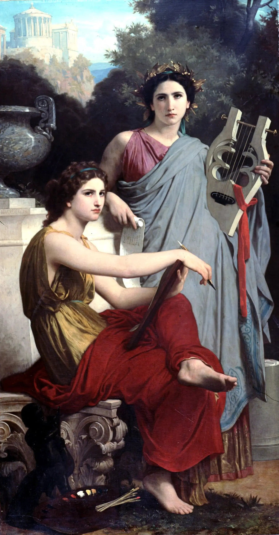 L'art et la littérature - Bouguereau