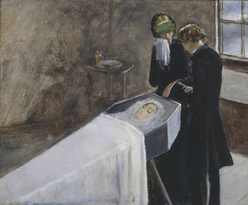 L'artiste assistant au deuil d'une jeune fille - John Everett Millais