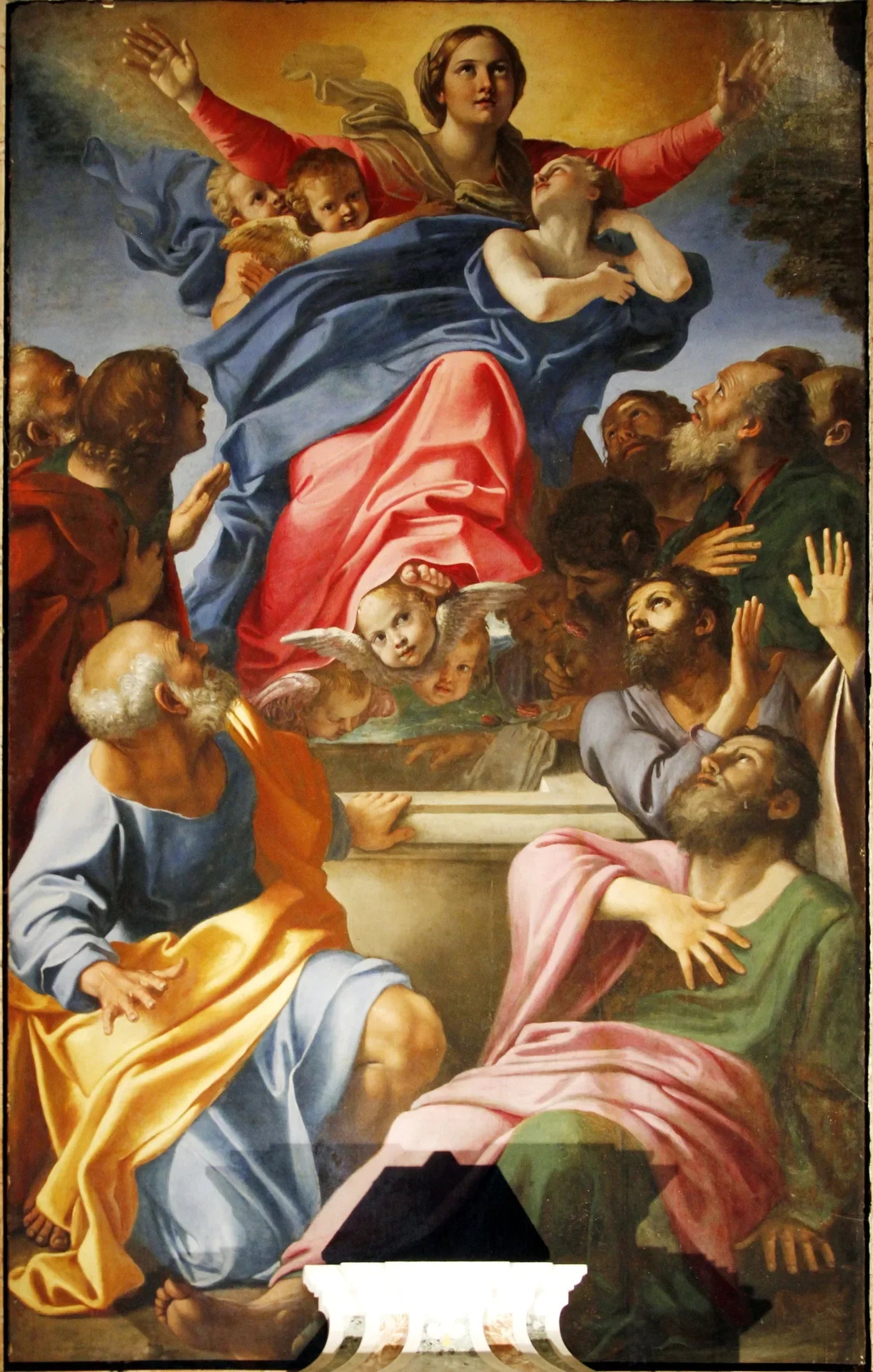 L'Ascension de la Vierge - Annibale Carracci image 1 copie peinte à la main à l’huile