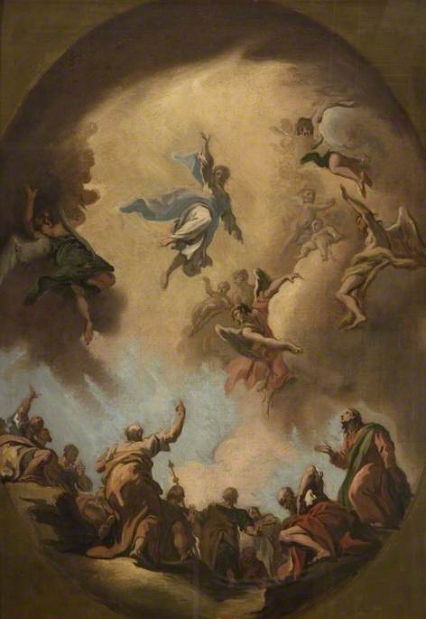 L'Ascension du Christ - Sebastiano Ricci image 1 copie peinte à la main à l’huile
