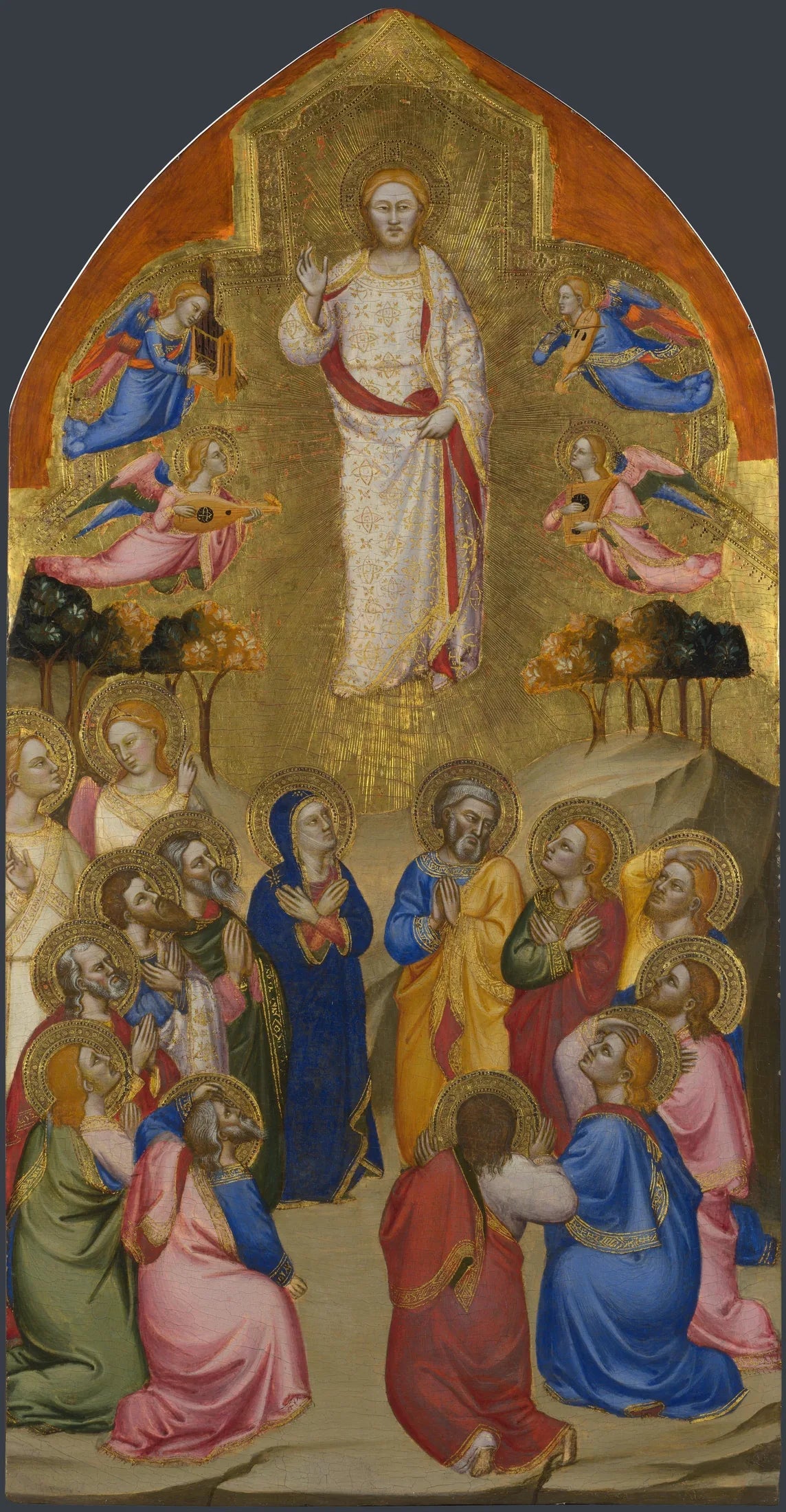 L'Ascension - Jacopo di Cione image 1 reproduction artisanale de tableau