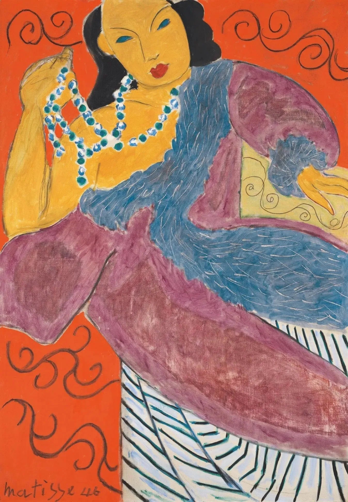 L'Asie - Henri Matisse image 1 reproduction réalisée par Alpha Reproduction