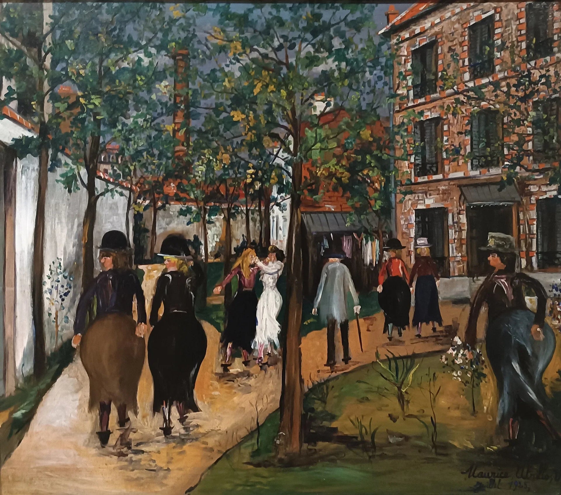 L'asile de Sannois - Maurice Utrillo image 1 reproduction réalisée par Alpha Reproduction