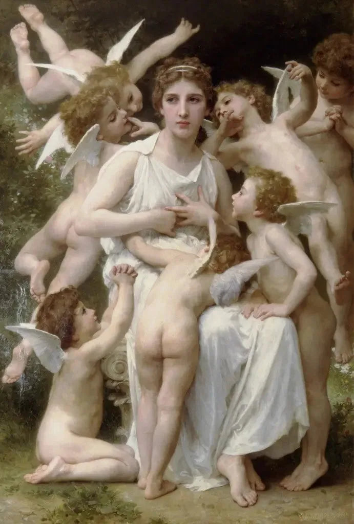 L'Assaut - Bouguereau image 1 copie peinte à la main à l’huile