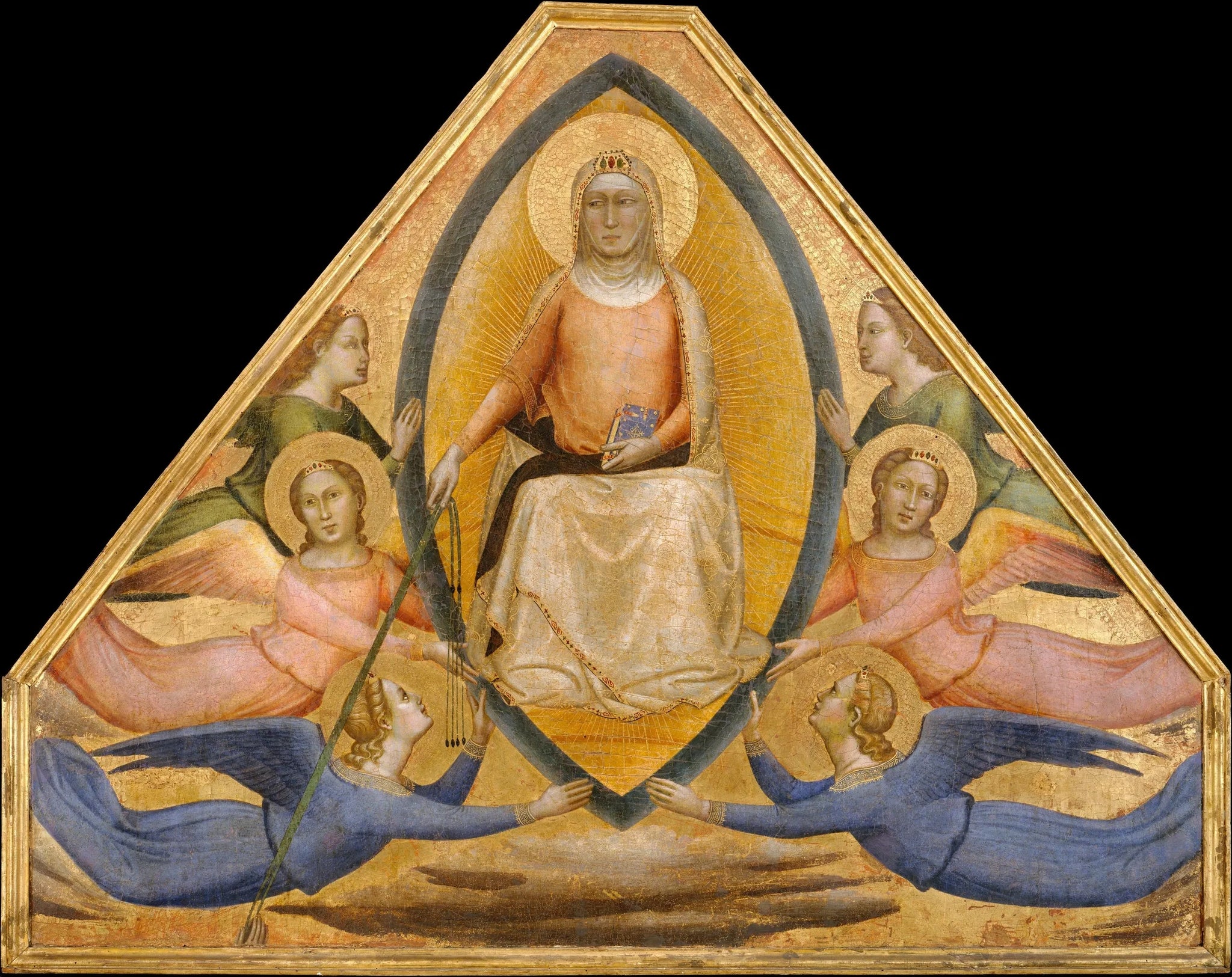 L'Assomption de la Vierge - Bernardo Daddi image 1 copie de tableau peinte à la main