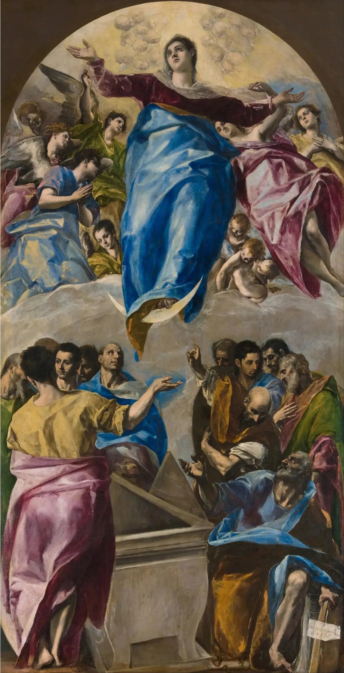 L'Assomption de la Vierge - El Greco image 1 copie de tableau peinte à la main