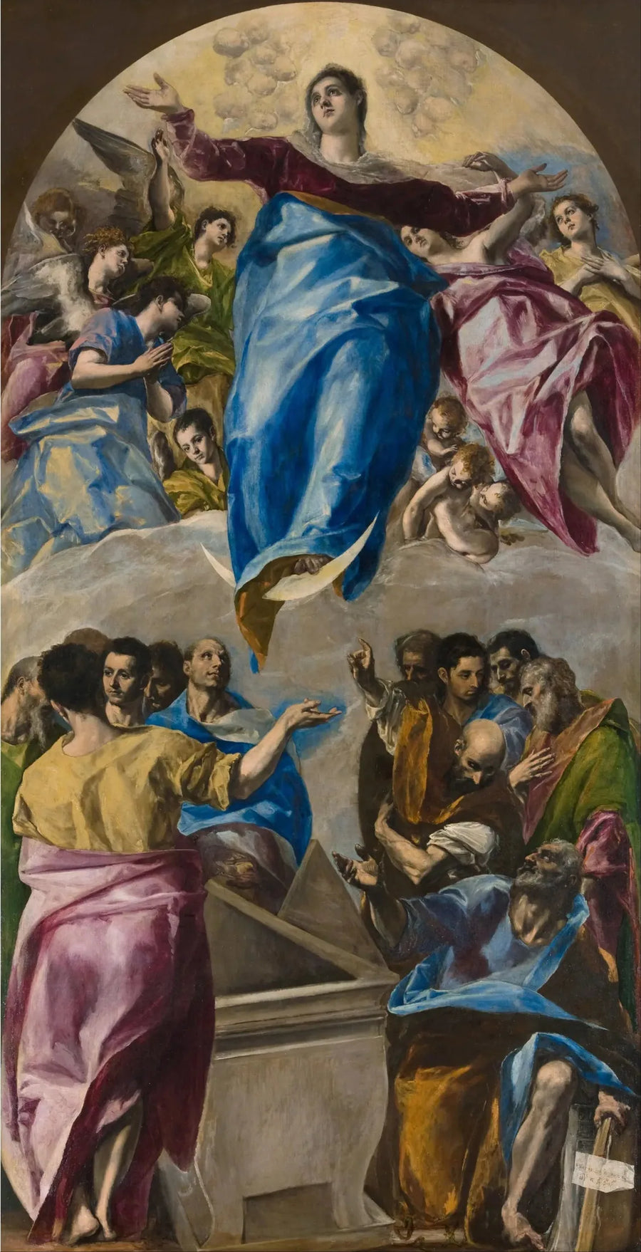 L'Assomption de la Vierge - El Greco image 1 copie de tableau peinte à la main