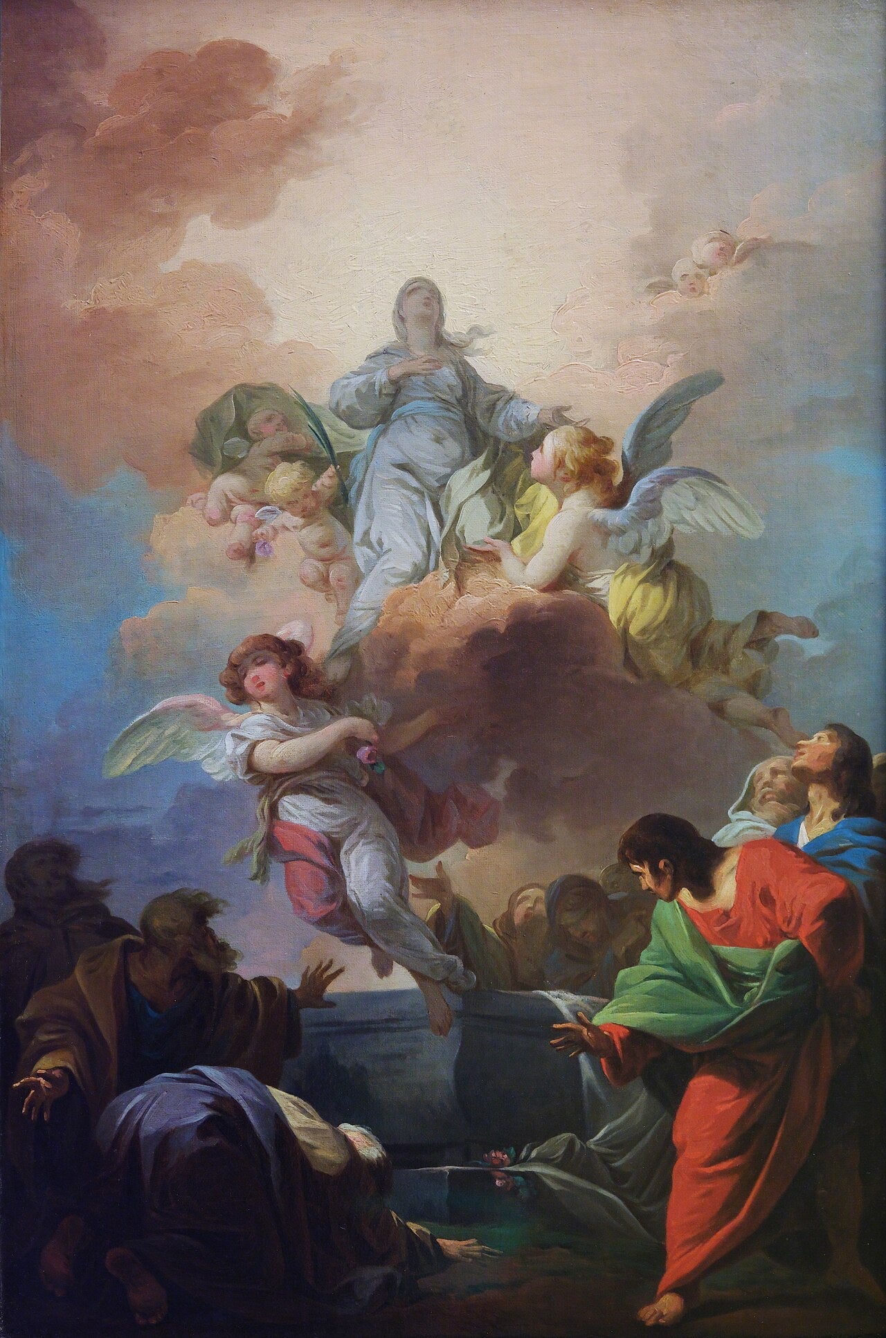 L'Assomption de la Vierge - François-André Vincent image 1 reproduction d’œuvre d’art à l’huile