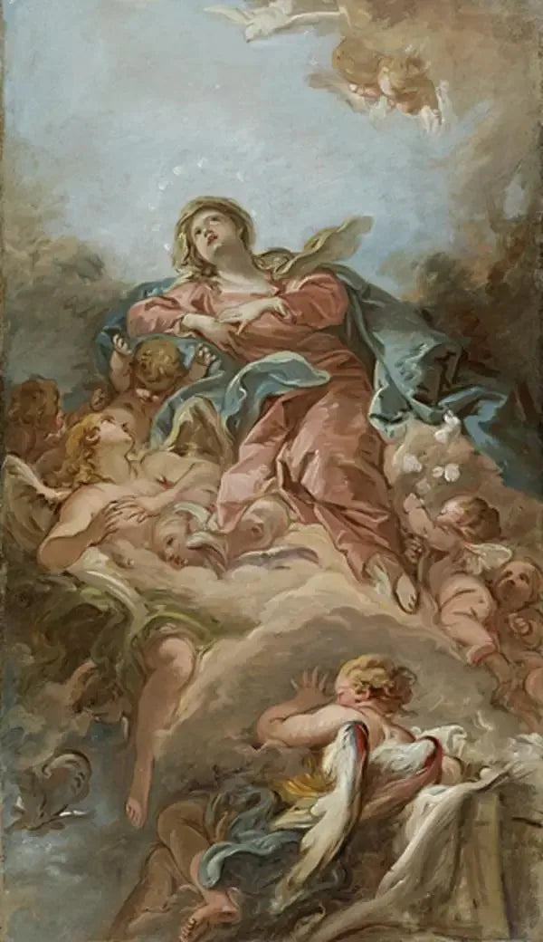 L'Assomption de la Vierge - François Boucher image 1 reproduction réalisée par Alpha Reproduction