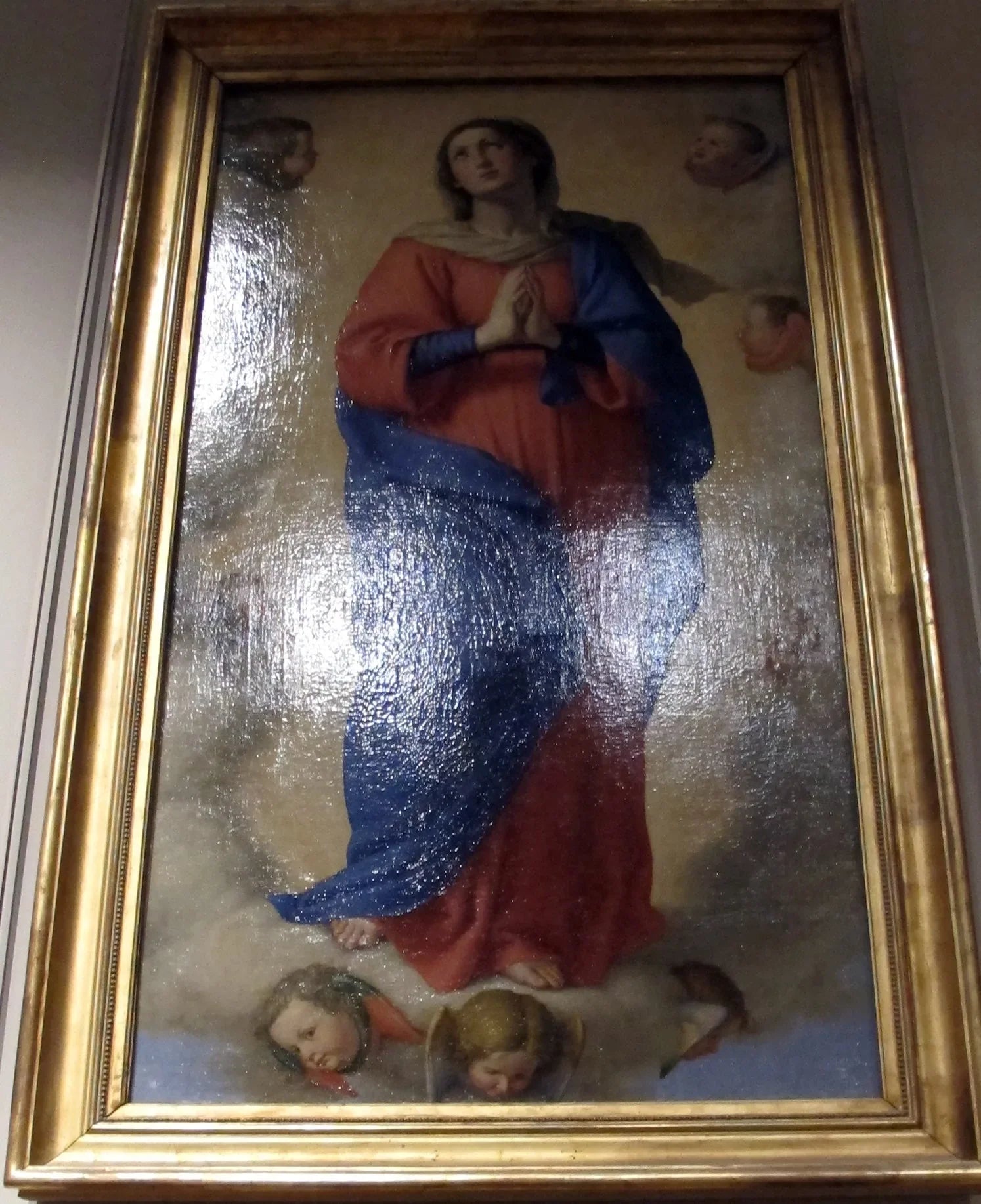 L'Assomption de la Vierge - Giovanni Battista Salvi image 1 tableau peint à l’huile sur toile