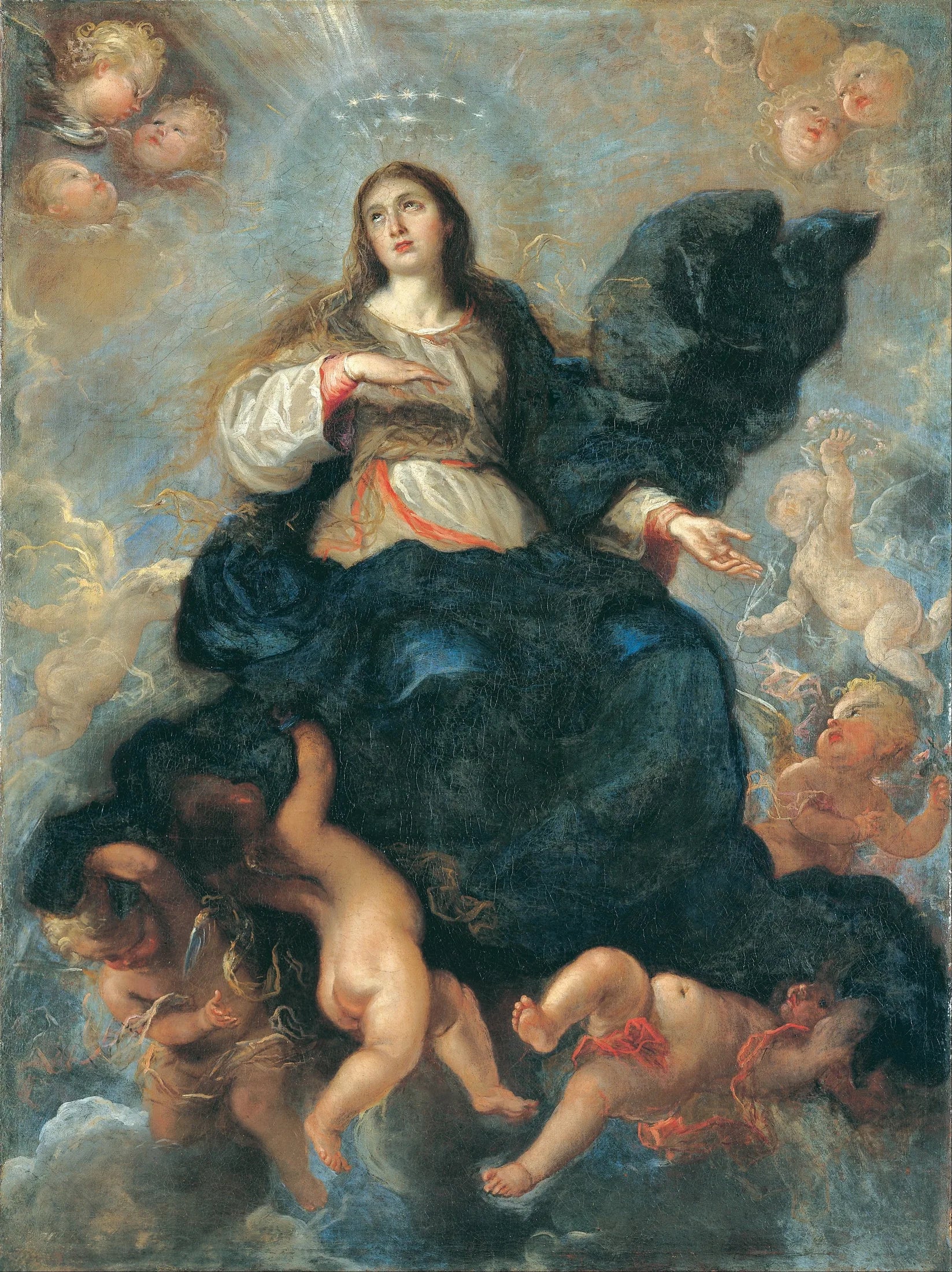 L'Assomption de la Vierge - Juan Carreño de Miranda image 1 copie peinte à la main à l’huile