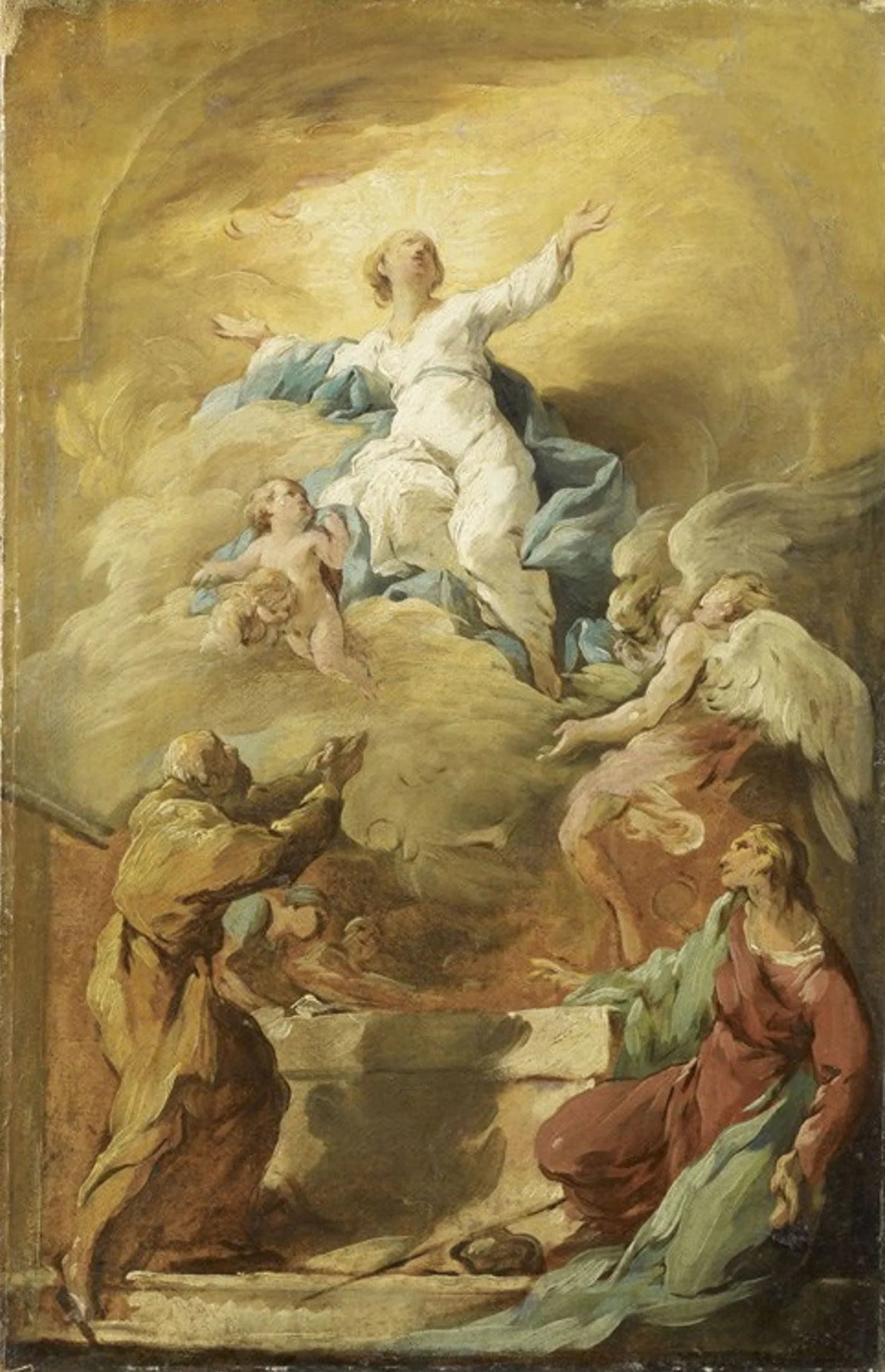 L'Assomption - Noël Hallé image 1 reproduction de peinture à l’huile