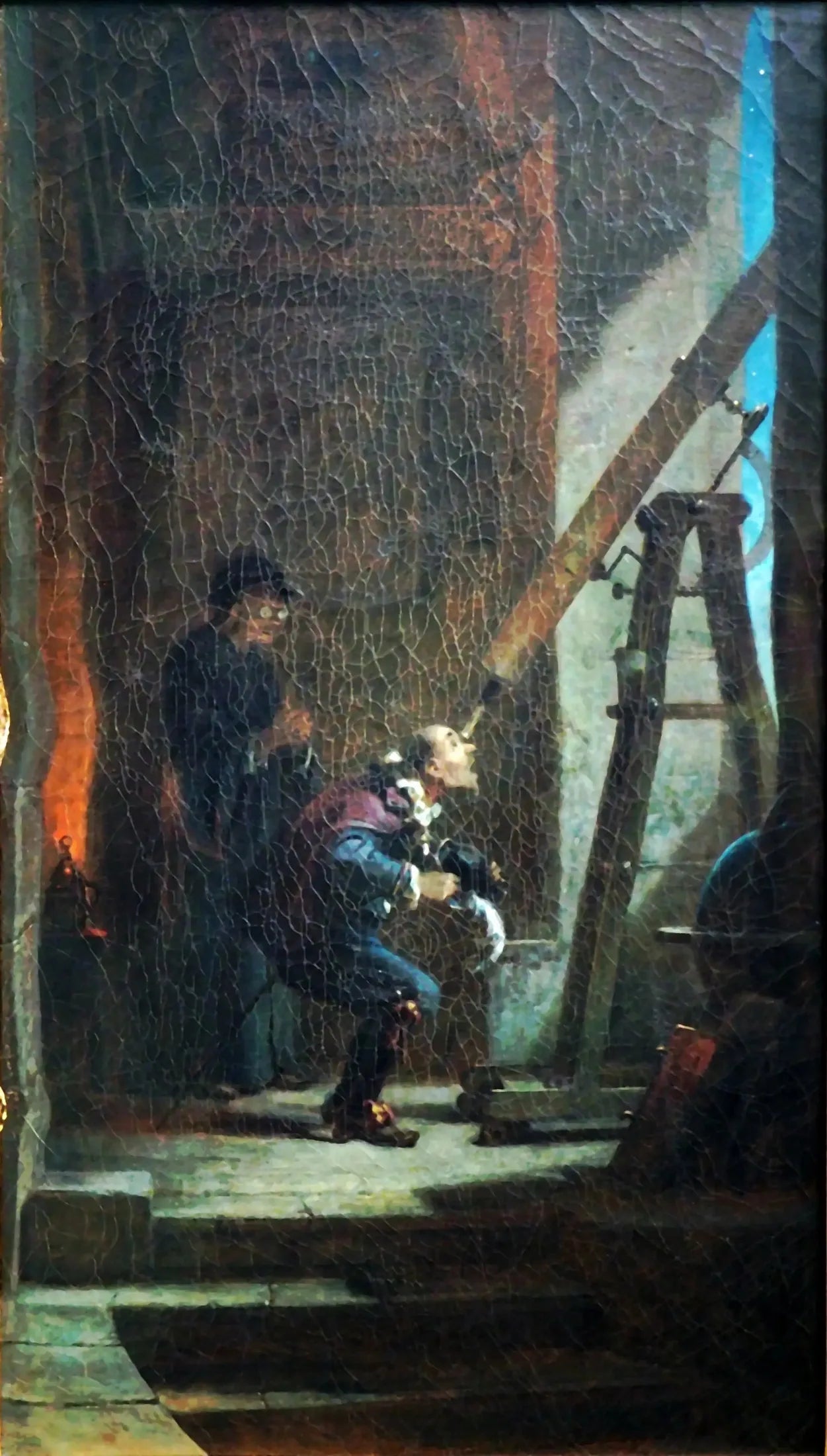 L'astrologue - Carl Spitzweg image 1 tableau peint à l’huile sur toile
