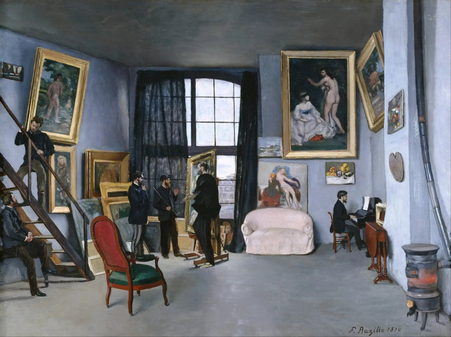 L'Atelier de la rue de la Condamine - Frédéric Bazille