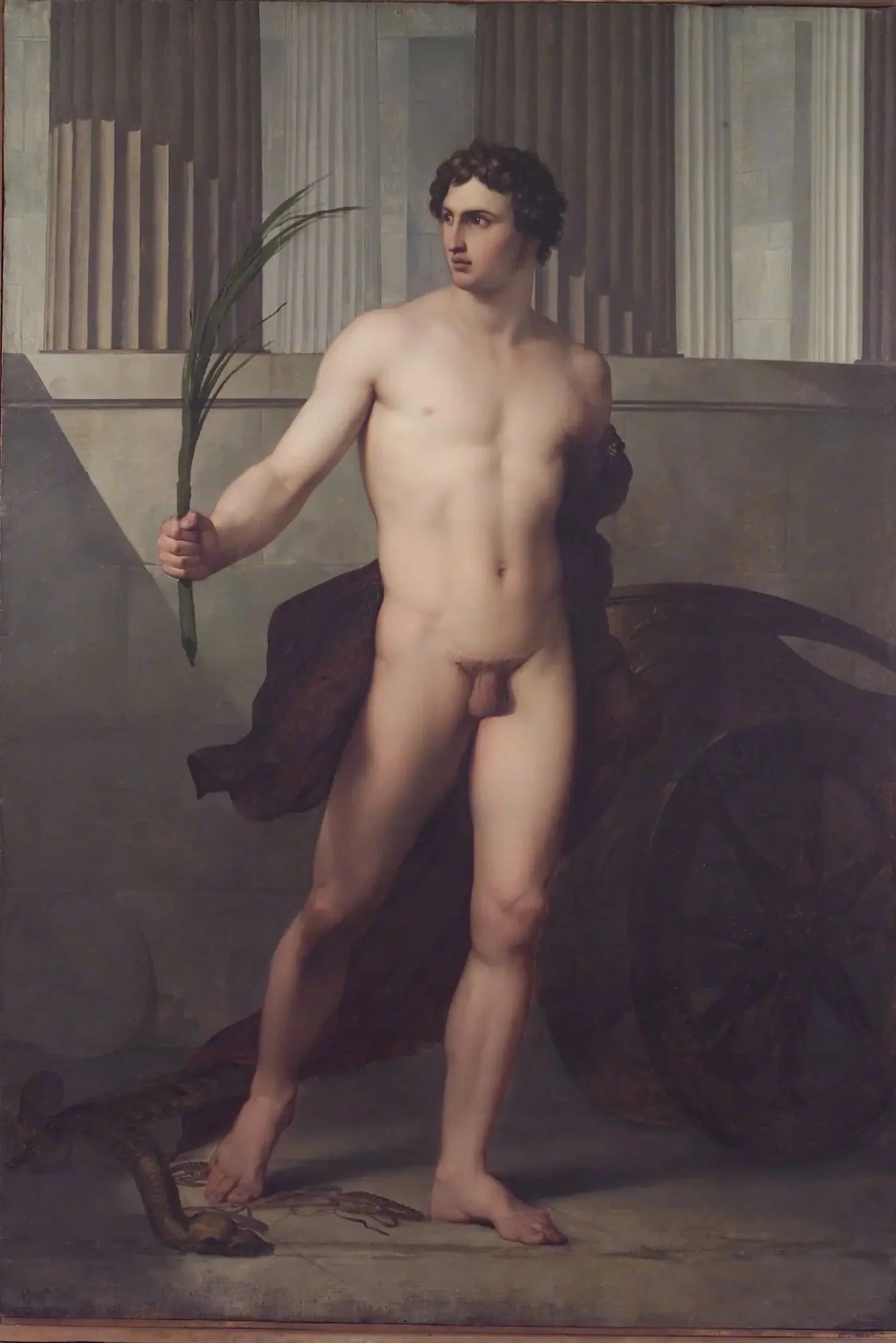 L'Athlète triomphant - Francesco Hayez image 2 reproduction de peinture à l’huile