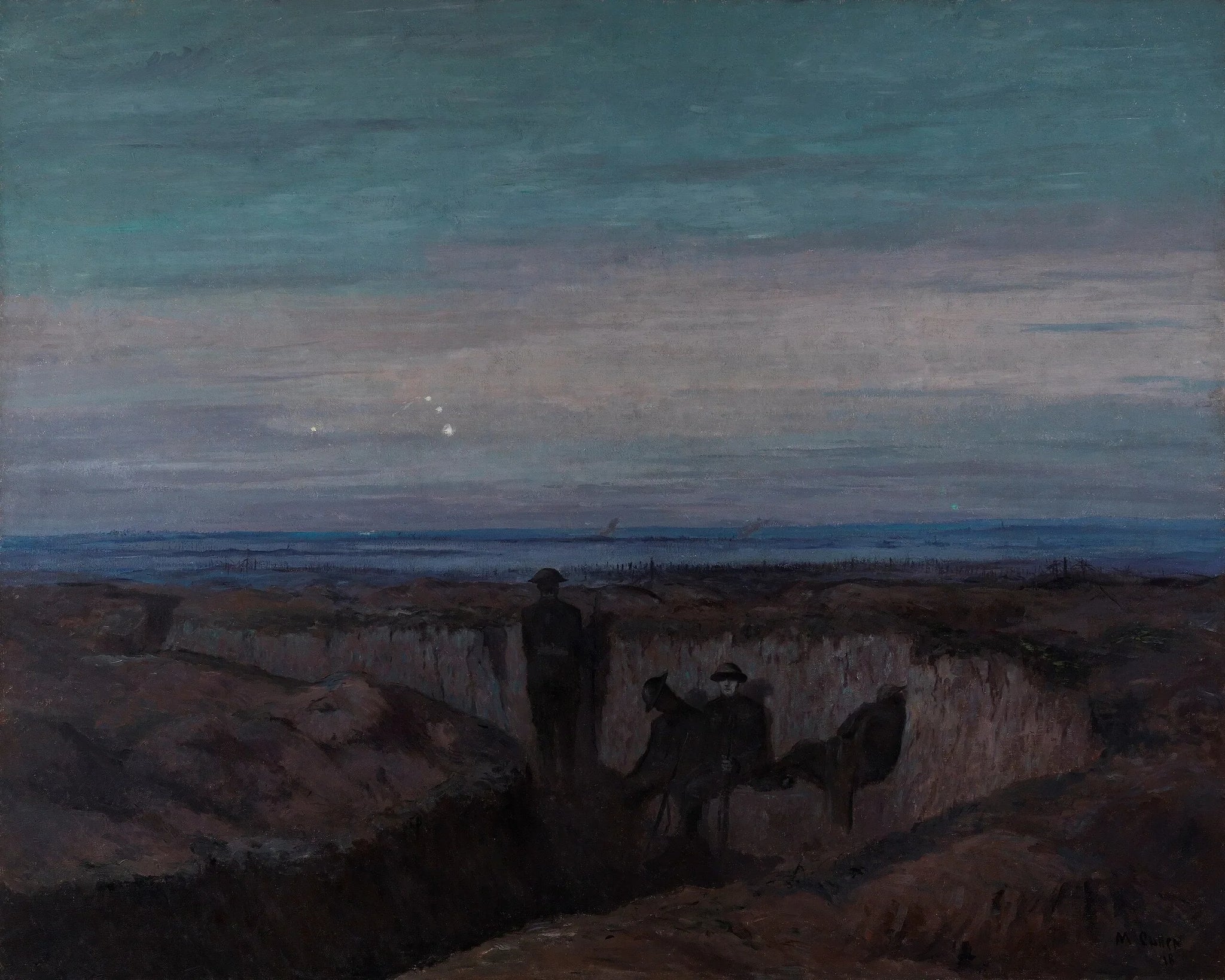 L'aube sur la fosse de l'Ouse - Maurice Galbraith Cullen image 1 copie de tableau peinte à la main