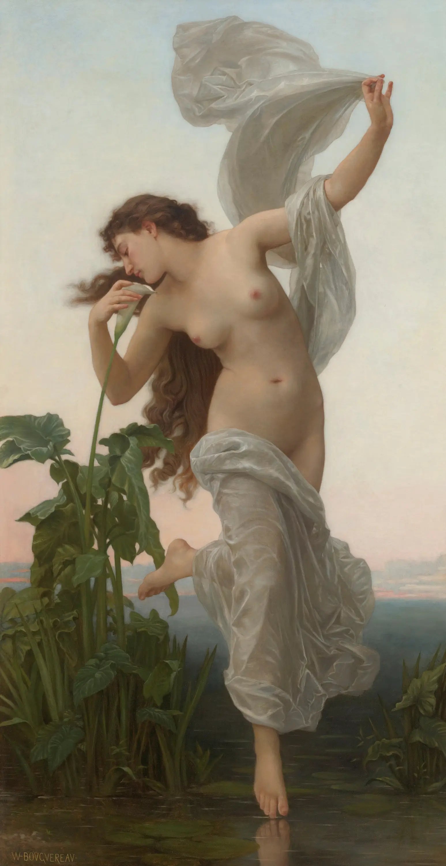 L'Aurore - Bouguereau image 1 reproduction artisanale de tableau