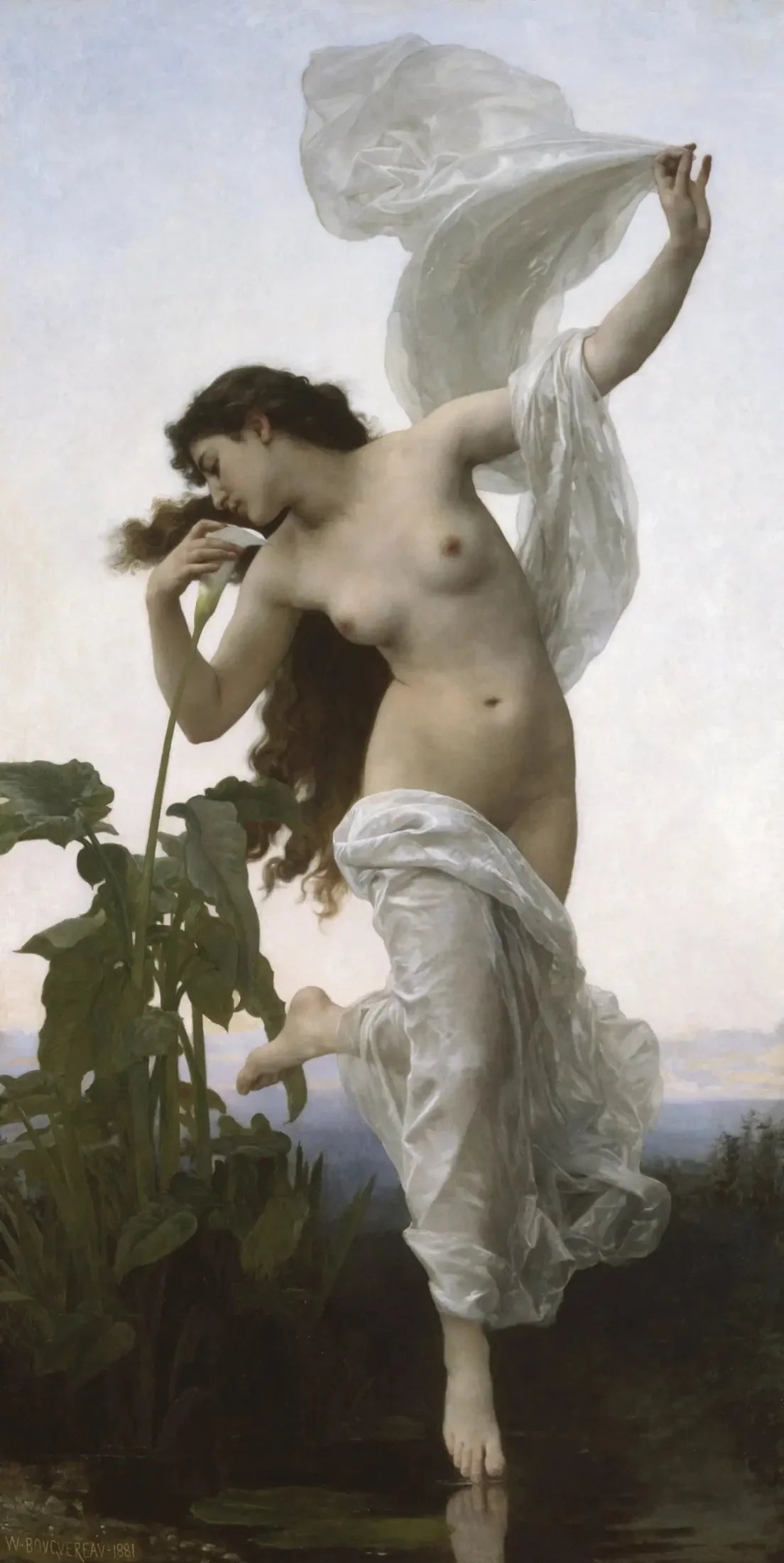 L'Aurore - Bouguereau image 1 copie de tableau peinte à la main