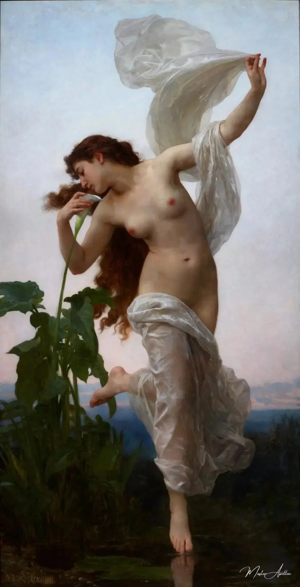 L'Aurore - Bouguereau image 1 tableau peint à l’huile sur toile