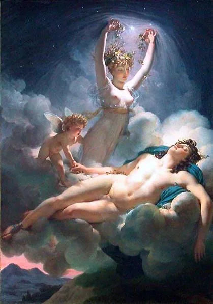 L'Aurore et Céphale - Pierre-Narcisse Guérin image 1 copie de tableau peinte à la main